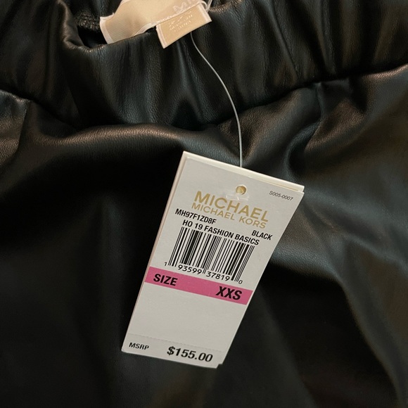 Michael Kors Skirts Michael Kors Super Sexy Vegan Leather Lace Trim